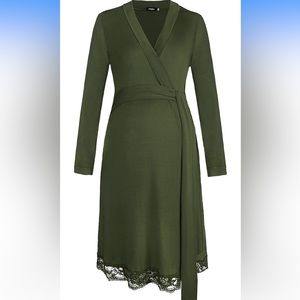 NWOT Women’s Robe/Nightgown/Sleepshirt in Olive Green, Large